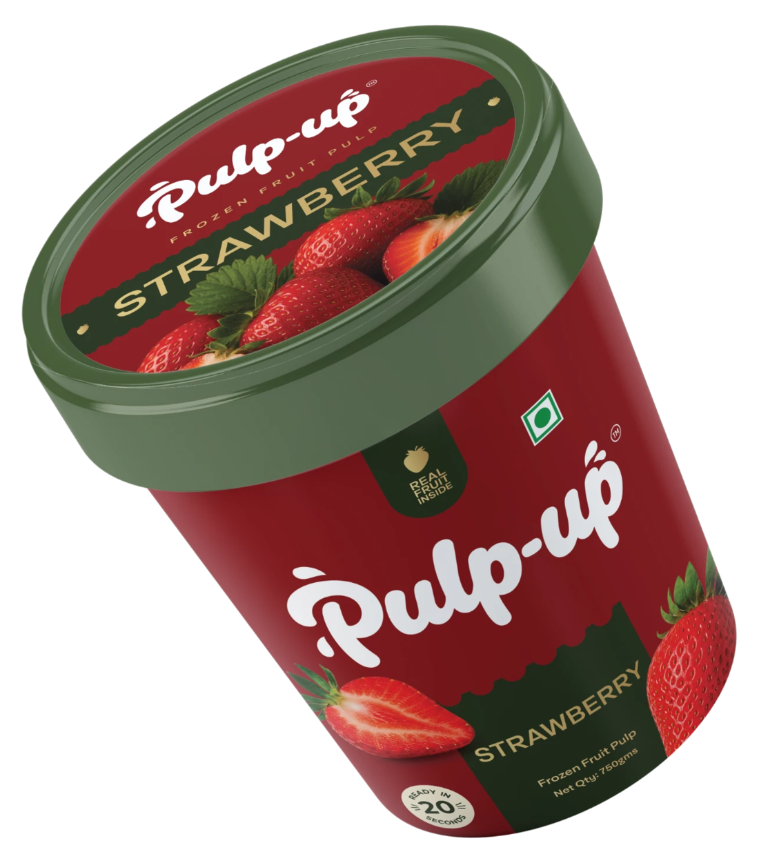 Pulp-up Strawberry pulp